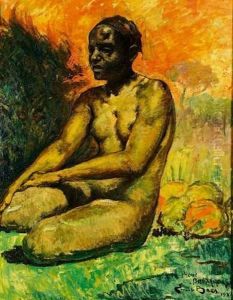 Femme Du Congo by Emile Baes