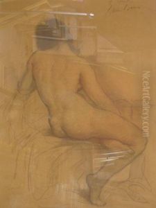 Etude De Nu Feminin by Emile Baes