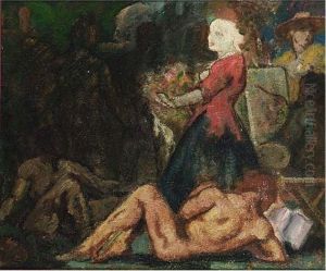 Homage A Renoir by Emile Baes
