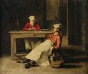 La Pause Des Marmitons. by Joseph Bail