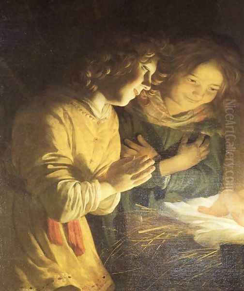 Adoration of the Child (detail) c. 1620 - view 1