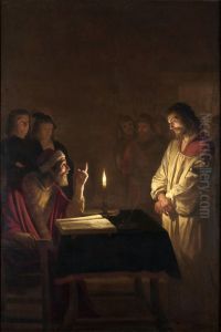 Christ before the High Priest c. 1617 by Gerrit Van Honthorst