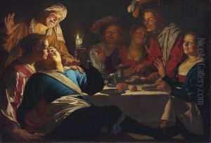 The Prodigal Son 1622 by Gerrit Van Honthorst