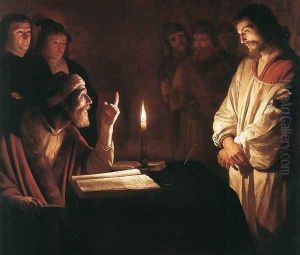 Christ before the High Priest (detail) c. 1617 by Gerrit Van Honthorst