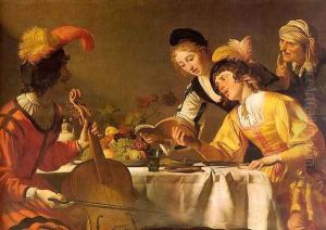 The Concert 1625 by Gerrit Van Honthorst
