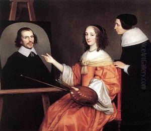 Margareta Maria de Roodere and Her Parents 1652 Margareta Maria de Roodere and Her Parents 1652