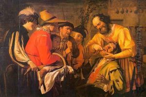 The Tooth Puller 1628 by Gerrit Van Honthorst