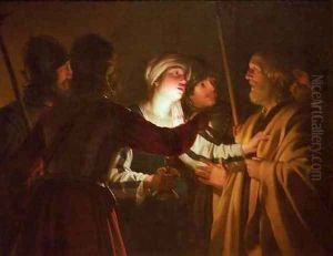 The Denial of St Peter by Gerrit Van Honthorst