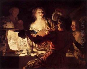 Merry Company by Gerrit Van Honthorst