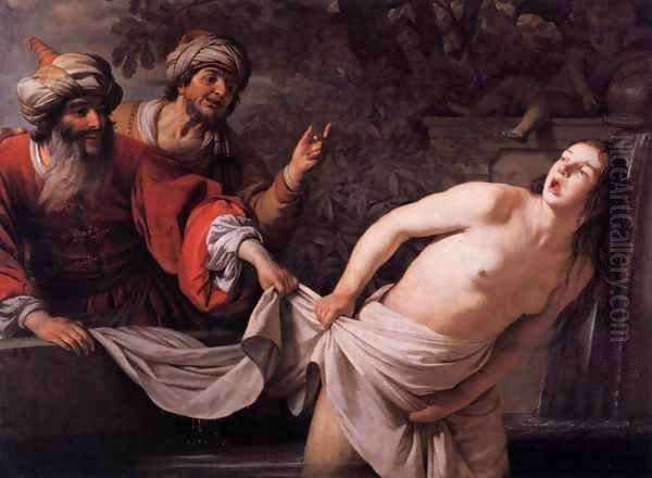Susanna and the Elders - view 1