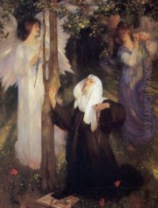 The Cloister or the World? by Arthur Hacker