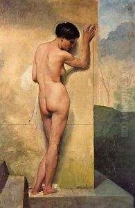 Nudo di donna stante (Nude Standing Woman) by Francesco Paolo Hayez