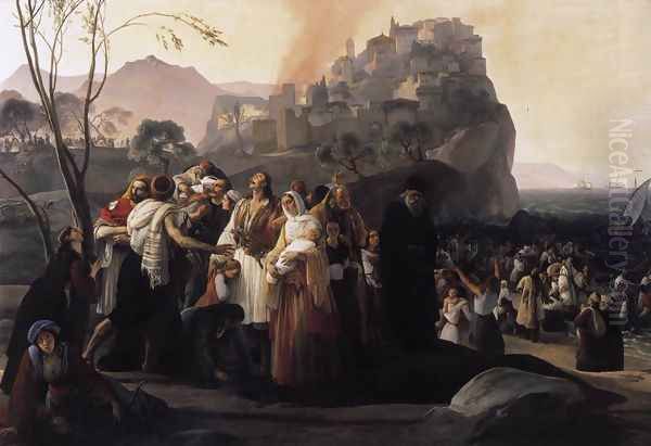 The Refugees of Parga 1831 by Francesco Paolo Hayez