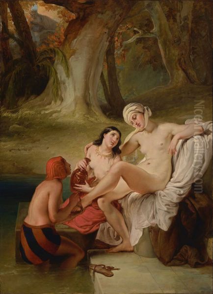 Bathsheba at Her Bath by Francesco Paolo Hayez