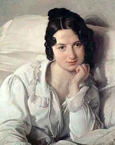 Portrait of Carolina Zucchi (or Carolina Zucchi in bed)