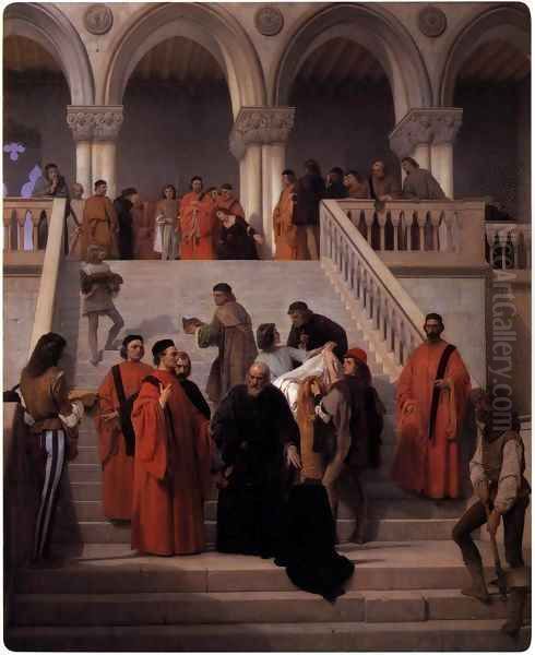 The Last Moments of Doge Marin Faliero by Francesco Paolo Hayez