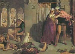 The Eve of St Agnes by William Holman Hunt