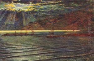 Fishingboats by Moonlight