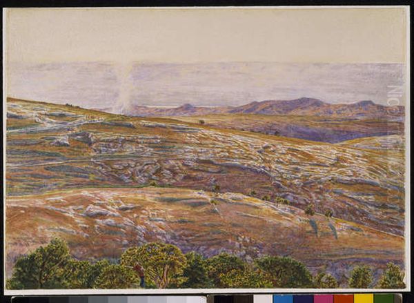 The Dead Sea from Siloam - view 1