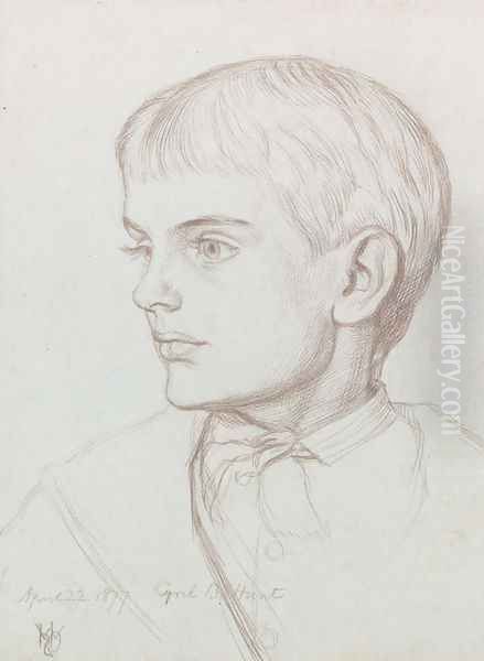 Portrait Of Marion Edith Holman Hunt - view 1