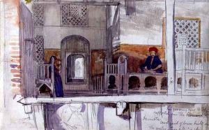Courtyard of a House in Damietta Built over Water