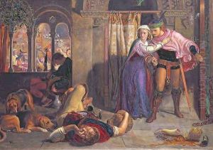 The Eve of St Agnes 2 by William Holman Hunt