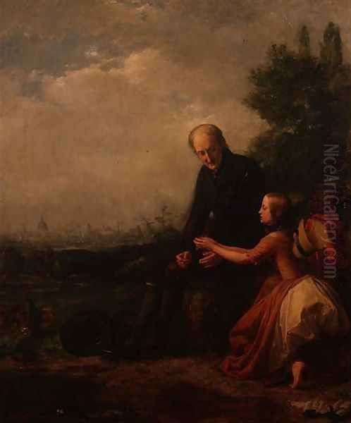Little Nell and her Grandfather - view 1