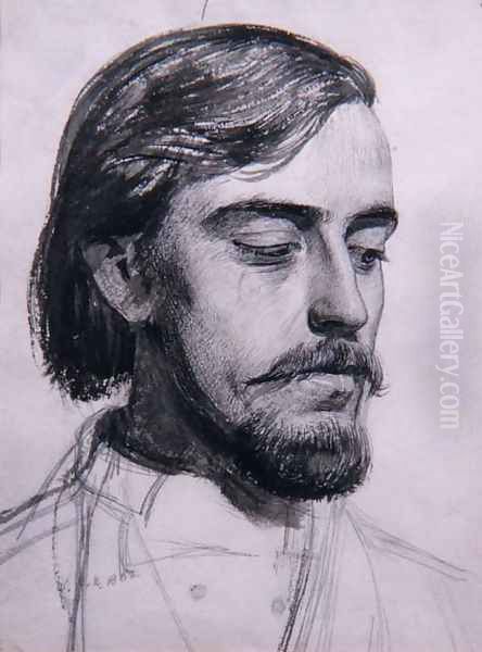 Study for the Head of Valentine - view 1