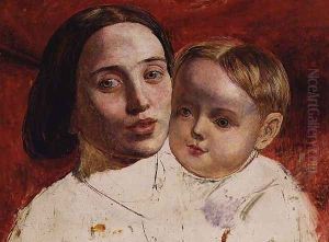 The Artists sister Mrs Sarah Wilson and her child