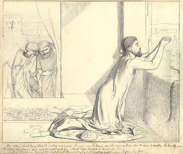 Daniel praying - view 1