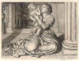 The Father's Leave-taking by William Holman Hunt