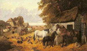 Bringing in the Hay by John Frederick Herring Snr