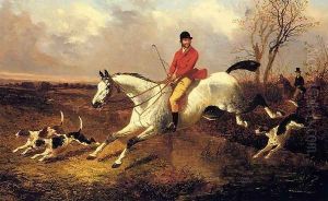 Over The Brook by John Frederick Herring Snr