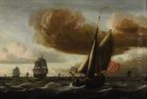 Ships At Sea by Ludolf Backhuysen