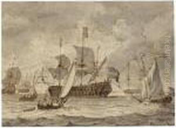 The Embarkation Of William Iii And Mary Of Orange - view 1