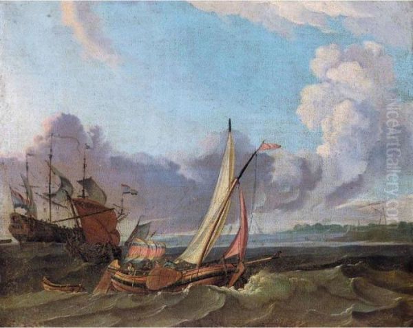 Dutch Shipping Of The Coast - view 1