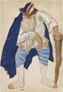 Costume Design For Sadko by Leon Samoilovitch Bakst