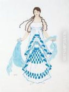 Projet De Costume by Leon Samoilovitch Bakst