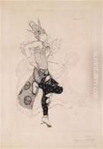Kostumentwurf Fur"la Peri" Von Paul Dukas by Leon Samoilovitch Bakst