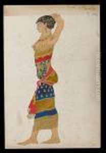 'soeur De Cleopatre by Leon Samoilovitch Bakst