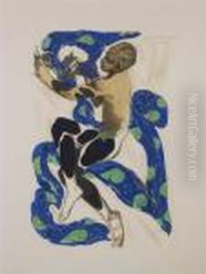 Nijinsky In L'apres-midi D'un Faune by Leon Samoilovitch Bakst