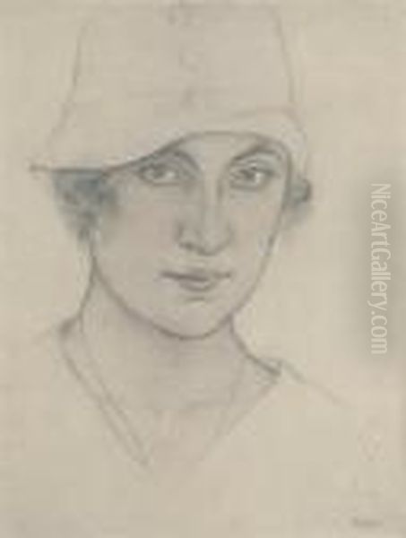 Woman In A Cloche Hat - view 1