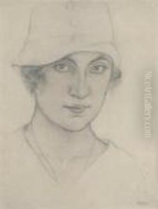 Woman In A Cloche Hat