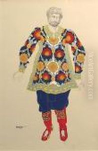 Costume Figures by Leon Samoilovitch Bakst