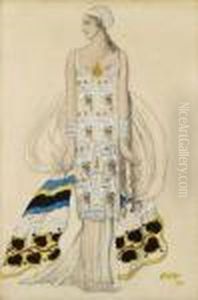 Costume D'ida Rubinstein by Leon Samoilovitch Bakst