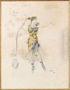 Le Pas De Diane by Leon Samoilovitch Bakst