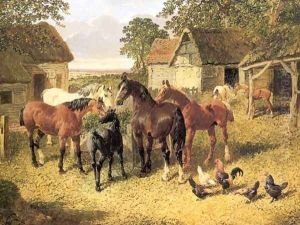 The Farmyard 4 by John Frederick Herring Snr