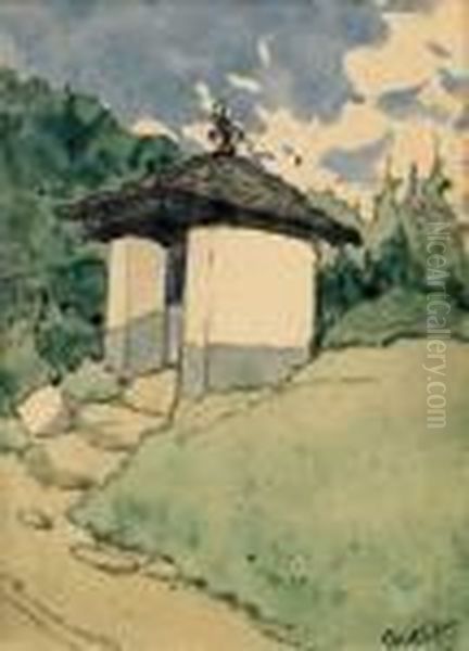 A Roadside Shrine - view 1