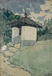 Path To A Shrine by Leon Samoilovitch Bakst