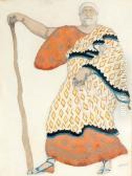 Costume Design For Oedipus At Colonnus: Theseus - view 1